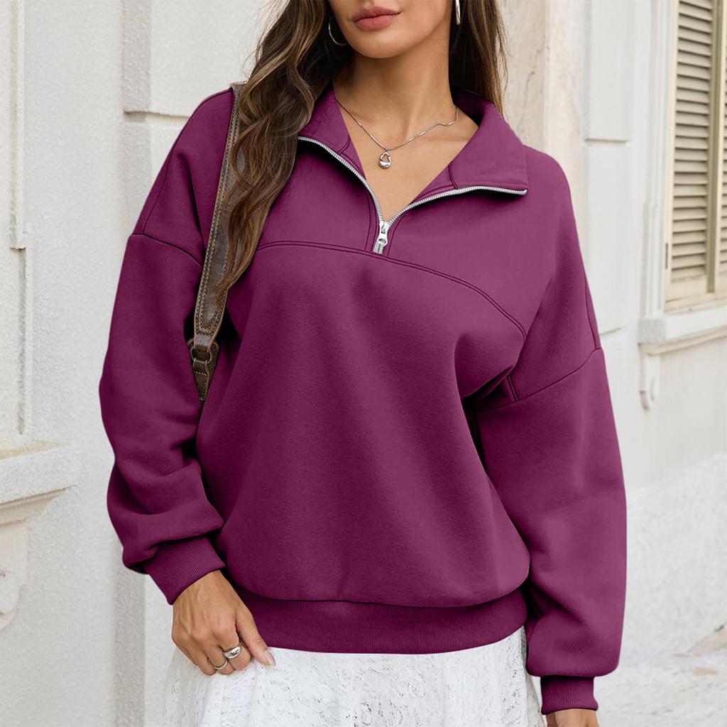 Womens Casual Long Sleeve Drawstring Sweatshirt Pullover Tops Loose Oversized Clothes