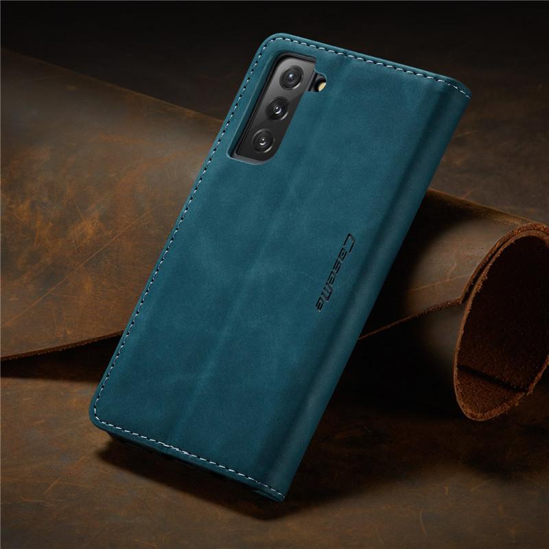 CaseMe Magnetische Flip Leder Handyhülle Für Samsung Galaxy S25 FE S25 Edge S24 Plus S23 S22 S21 Ultra S20 S10 Brieftasche Kartenhalter Tasche Cover Coque