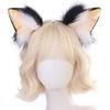 Realistic Kitten Ears Hairband Furry Headbands Plush for Coser Role Play and Photography Props