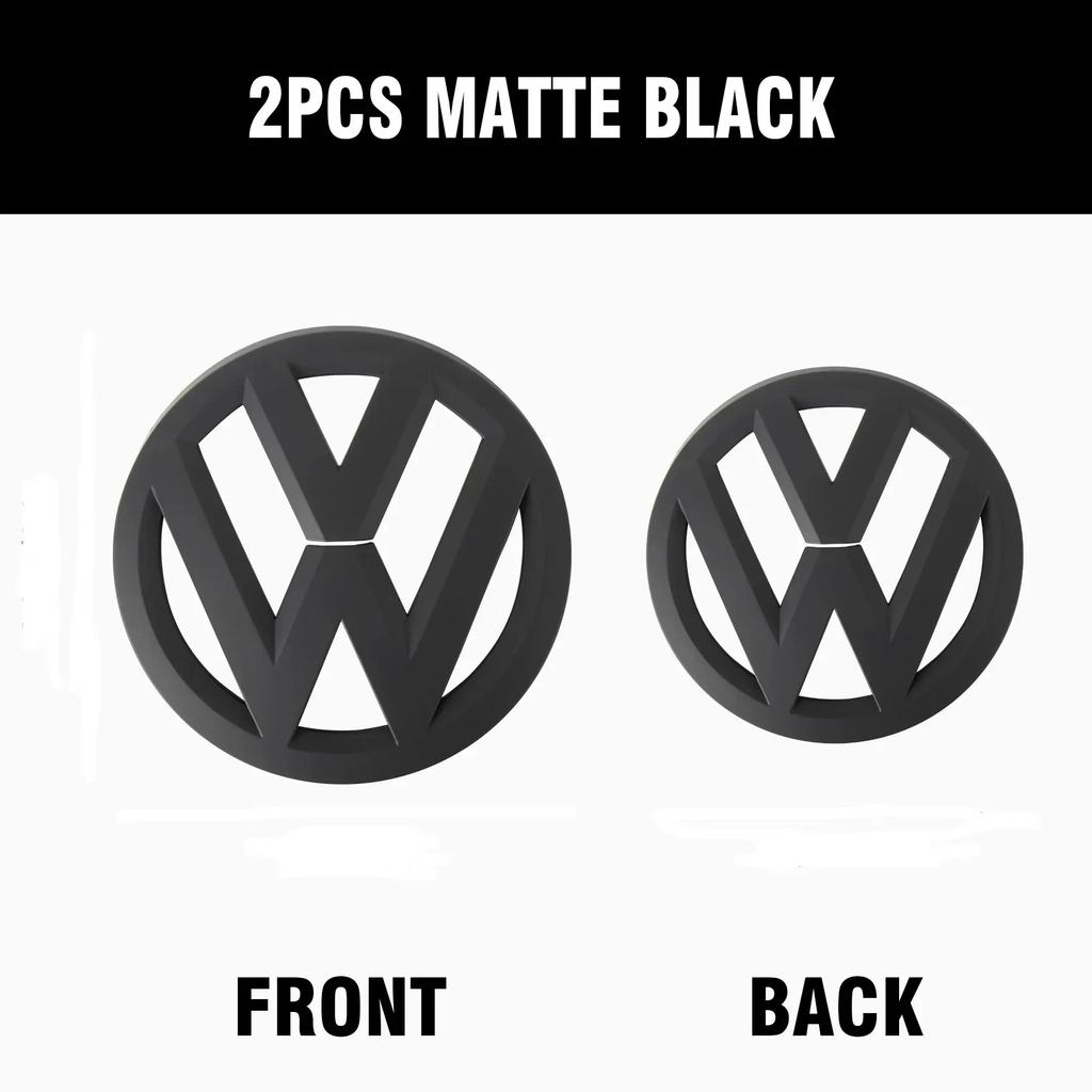 For Volkswagen VW Golf 4 MK4 5 MK5 6 MK6 7 MK7 MK7.5 MK8 Sportvan Car Radiator Grille Badge Cover Rear Trunk Emblem Logo Sticker QV4
