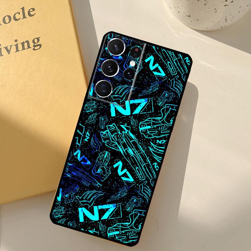 N7 Mass Effect Phone Case For Samsung Galaxy S25 Ultra S20 S21 S22 S23 S24 S9 S10 Plus S25 FE Cover Shell