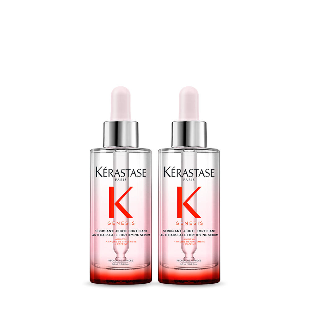 Kérastase Genesis Anti Hair-Fall Fortifying Serum Duo for Weakened Hair 90ml × 2