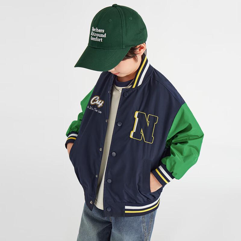 Boys' Casual Academy Style Baseball Jacket