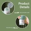 3pcs 90ml Travel Container Wide Mouth Leak Proof Travel Bottle Inverted In Reusable Silicone Travel Toiletries Bottle