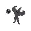 MAN I'M PRETTY! Enamel Pins Custom Keep Sports Fitness Brooches Lapel Badges Punk Gothic Jewelry Gift for Friends
