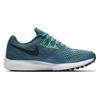 Nike Zoom Winflo 4 Comfortable Non-Slip Lightweight Mid-Top Retro Basketball Shoes Men sneaker Blue Green 898466-004