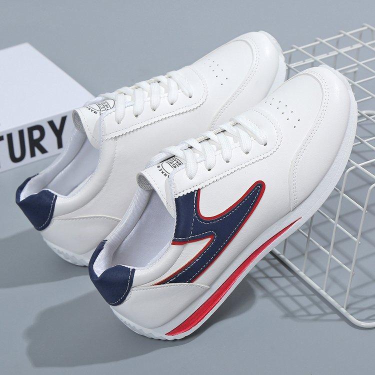 Spring, Summer, Autumn and Winter New Board Shoes Student Shoes Low-top Round Head Belt