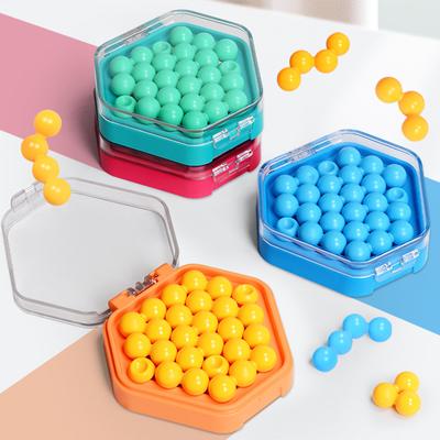 IQ Mini Bead Board Game Educational Learning Pocket Game Toys Stress Reducing Toys Self-Created Challenges Logic Game 7 To Adult