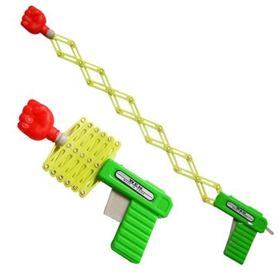 Zatahovací Fist Shooter Trick Toy Gun Funny Child Kids plastový Party Festival Dárek Jen pro zábavu