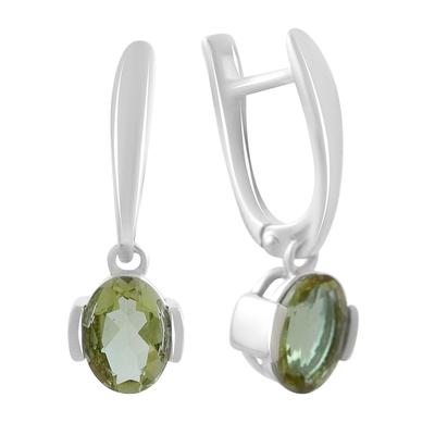 Boucles d'oreilles en argent avec Sultanite 2.344ct (2205500)