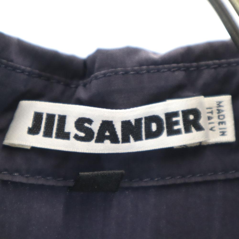 JIL SANDER made in Italy Long sleeve Shirt dress 38 Navy Women Used