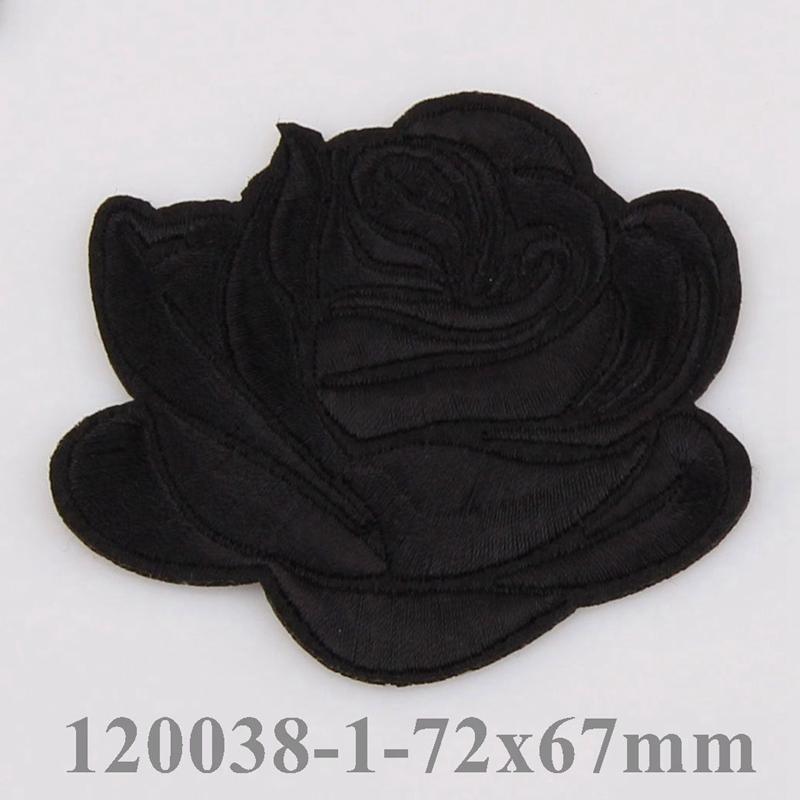10Pcs Flower Rose Iron on Patches Embroidered Sew on Patch Appliques Patch for Clothing Jackets Backpack Repairing Decorations