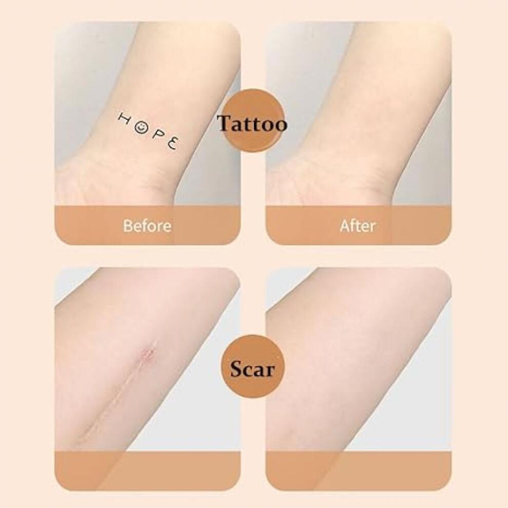 Tattoo Abdeckpflaster, Wasserdichter Tattoo-Abdeckaufkleber, Unsichtbares Hautton-Pflaster für Narben, Muttermale und Tattoos, Ultra Dünn Atmungsaktiv