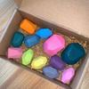 Montessori Toys Children'S Wooden Stacking Toys Stacked Stones Colored Stones Balance Cognitive Stacking Music