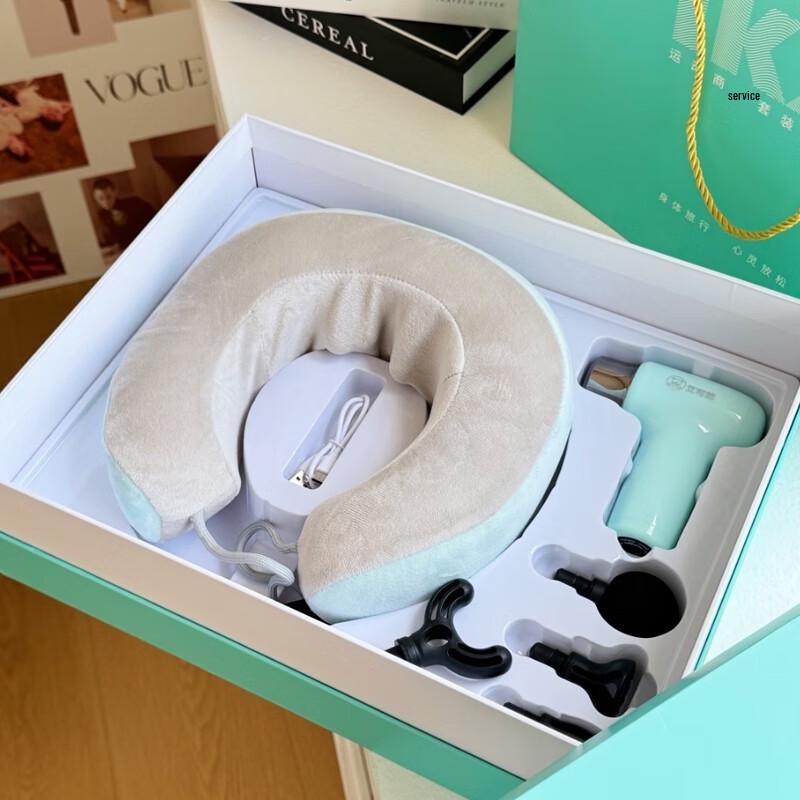 

Aike Bear IKX-8898 Fascia Gun & Neck Massager Pillow Set