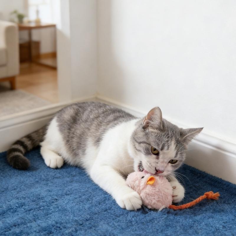 Plush Mouse Cats Chewing Toy Mouse Safe Improve Mood Toy Catnips Improve Mood Gift for Kitten