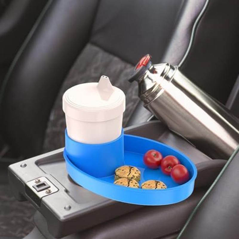 Car Snack Tray Storage Rack Sundries Tray Car Water Cup Holder Box Drink Rack Safety Seat Snack Shelf Automotive Interior