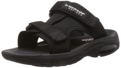 Shock Outdoor Sports Sandals DSM403 Black Cm Cm [Dunlop Refined] Cushioned, Absorbing, Lightweight, 27.0 - 27.5