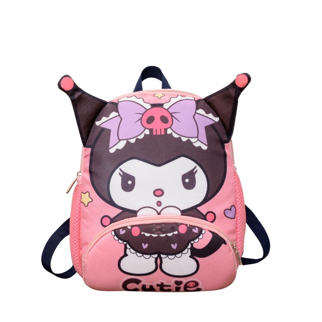 

Очаровательный Мультяшный Детский Рюкзак Легкий и Удобный Для Школьников Мальчиков и Девочек Pink Kuromi