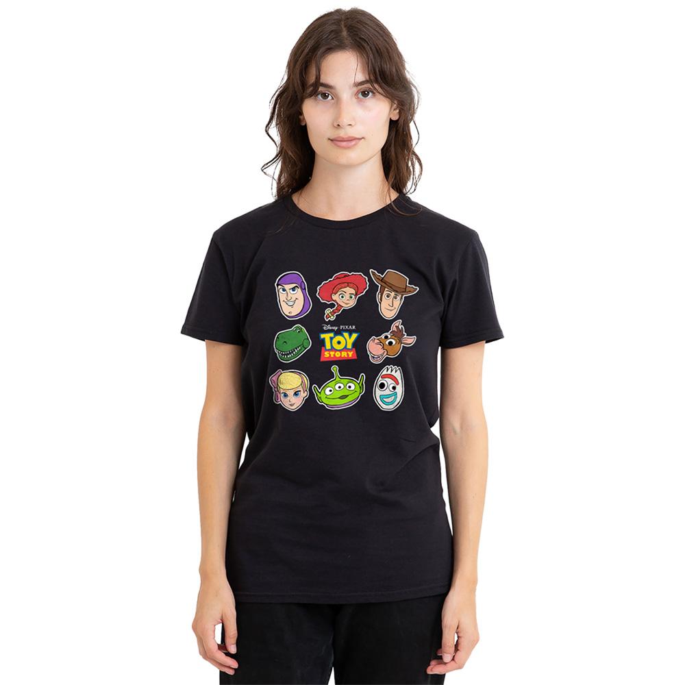 Toy Story Womens/Ladies Character Face Cut Out T-Shirt