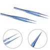 2025 Trend 2 PCS Maintenance Tool Of Titanium Alloy Tweezers Machine 0.15Mm Demagnetization Of Sharp-Pointed Straight Bending Tw