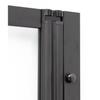Pare Baignoire 4 volets - GELCO - LEXIA Noir - 110 x 140