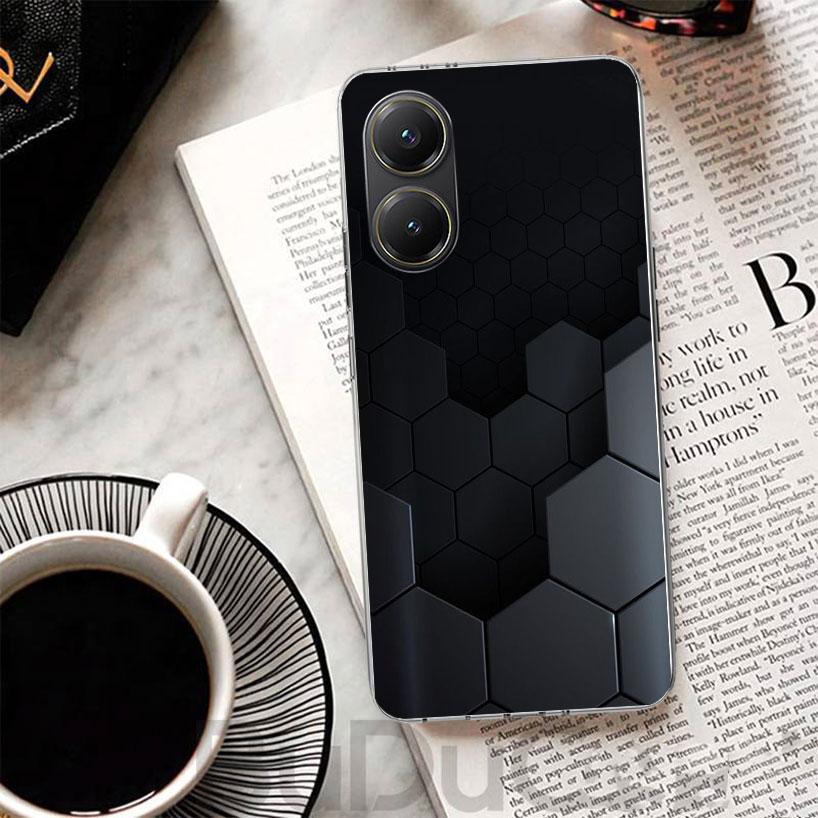 Forged Carbon Pattern Cover For Xiaomi Poco X7 X6 X5 Pro X3 Nfc F7 Ultra Phone Case F6 F5 X4 F4 Gt F3 M6 M5S M4 M3 Print Shell P