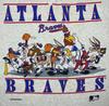 26 Reprint Atlanta Braves Looney Tunes T Shirt 90s Warner Bros Graphic HN1781 Unisex T-Shirt