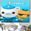 Personalized Octonauts Background Tapestry,Custom Name Birthday Party,Multifunctional Wall Decoration for Home Decor,Various Occasions