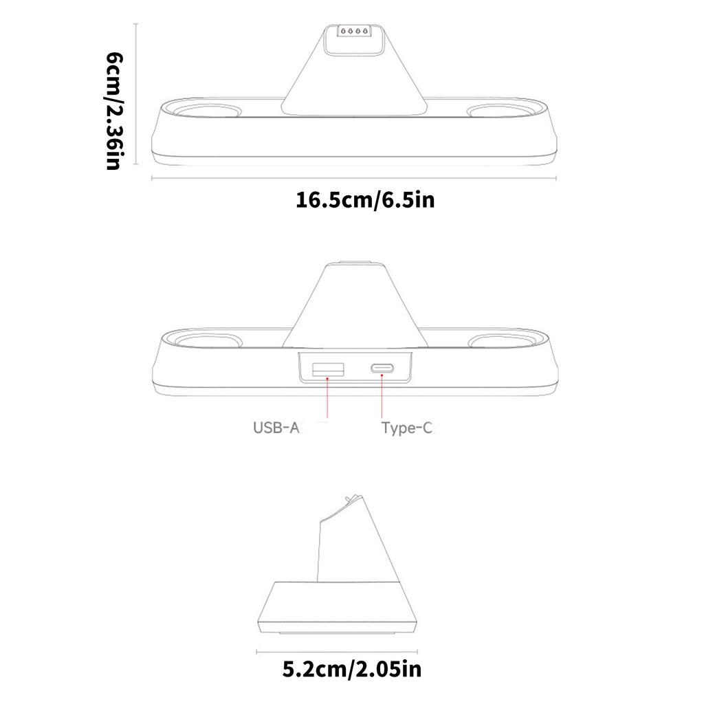Comprehensive Charging Dock Base for Gaming Controllers Including Illumination Intelligent Charging and Vertical Storage