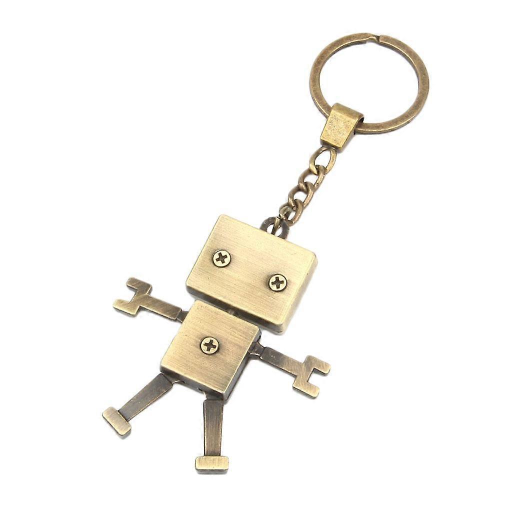 Retro style creative exquisite robot bag pendant key chain