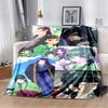 Die Apotheker-Tagebücher Maomao Jinshi Kirschblüten Flanell-Kuscheldecke Weiche Plüschdecke für Sofa Bett Anime Mädchen Heimdekoration Geschenk