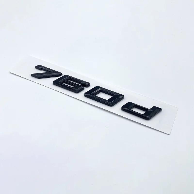 ABBD1 New Chrome Black Numbers Letters 730d 740d 745d 750d 760d ABS Emblem for 7 Series Car Trunk Exterior Decoration Logo Sticker