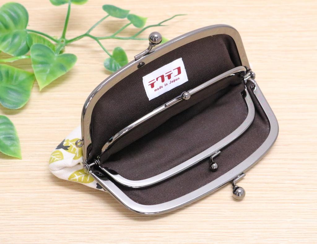 Made In Clasp 17 X X Coin Tekteco Rabbit Kyosuke, Japan, Parent-Child Wallet, Approx. 10.5 1.5cm, Purse, Canvas,