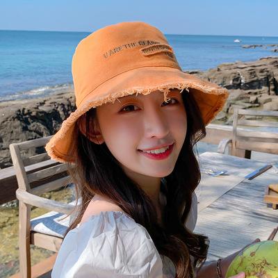 Fashion Women Cotton Bucket Hats Female Summer Autumn Sunscreen Fisherman Cap Outdoor Beach Sun Cap Hat For Women