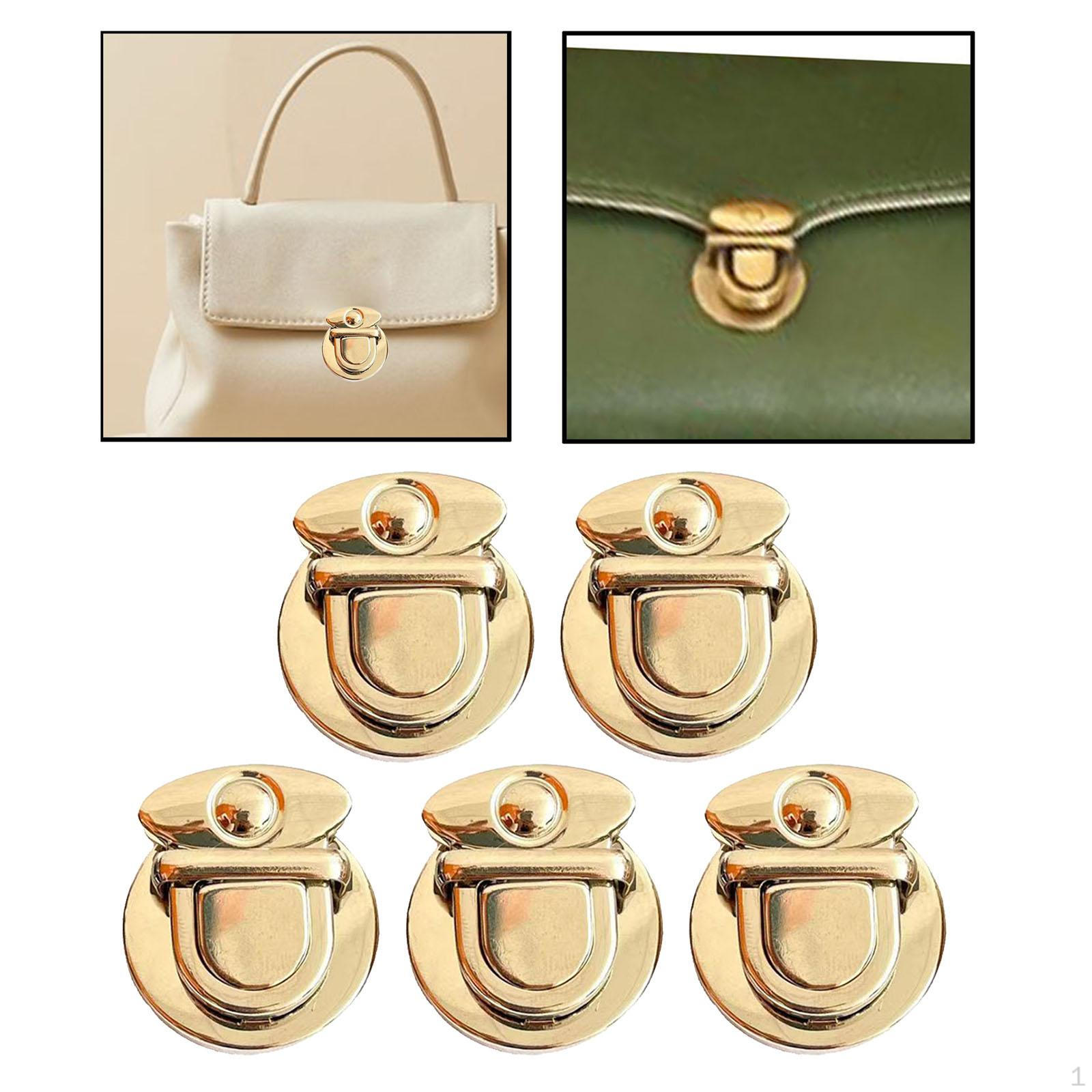 Набор из 5 застежек-защелок для сумок и кошельков, для рукоделия A