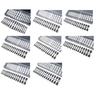 240Pcs/Set DIY Acrylic Fake Nails Double-sided Frosted Pre-Shape Square Long Nail Extensions Tips Home Salon Women Girls Full Cover Press on Nails Kit