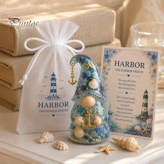 Gnome Statue Emotional Support Pocket Gift, Encouragement Figurine for Desk Decor, Motivational Keepsake Friends, Positive Energy And Luck Charm