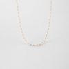 [Judy And Paul] Leshu Pink Opal Bead Chain Necklace N51532