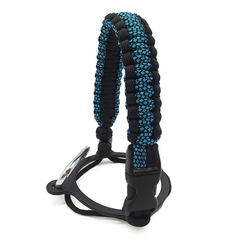 Trinkflaschenriemen Paracord Trinkflaschen-Tragegriff mit Sicherheitsringen und Karabiner für Hydro Flask Weithalsflasche