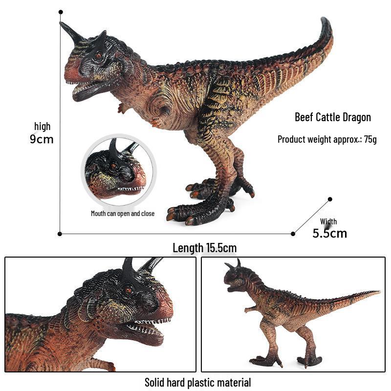 Cognitive Large Stegosaurus Solid Dinosaur Toy: Jurassic Simulation Animal Figure for Kids