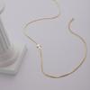 European Fashion 14K Gold-Plated Cross Necklace for Women