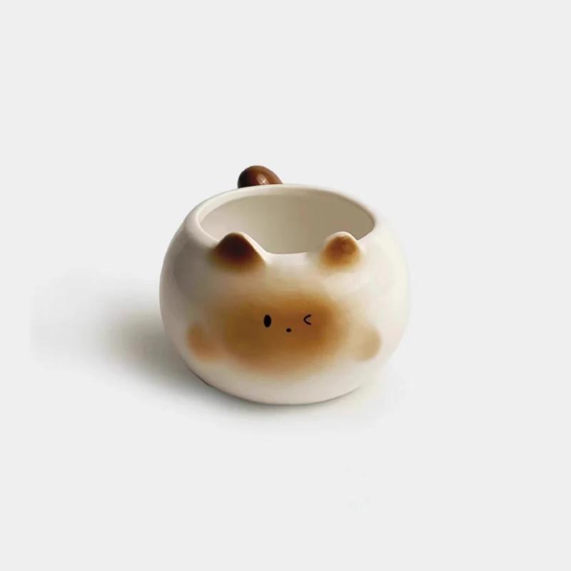 

High-Looking for Coffee Shop Latte Latte Cup Office Living Room Home Bedroom Drinking Cup1Pc Siamese Cat Coffee Cup Cute Mug 201-300ml