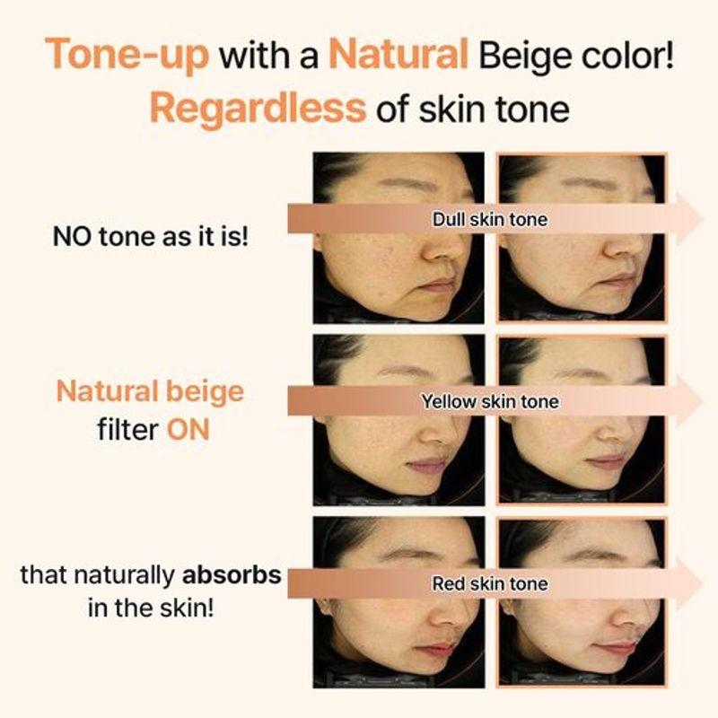 [make P:rem] Glow Beige Tone Up Sun Cream 50ml