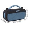 Silicone Cover Case with Shoulder Strap Protective Skin Sleeve Portable Speaker Case for Bose SoundLink Max Speaker