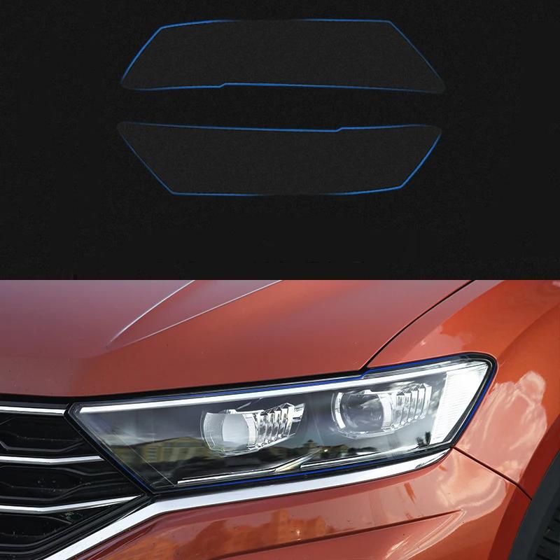 2pics Car Front Headlamp Film for