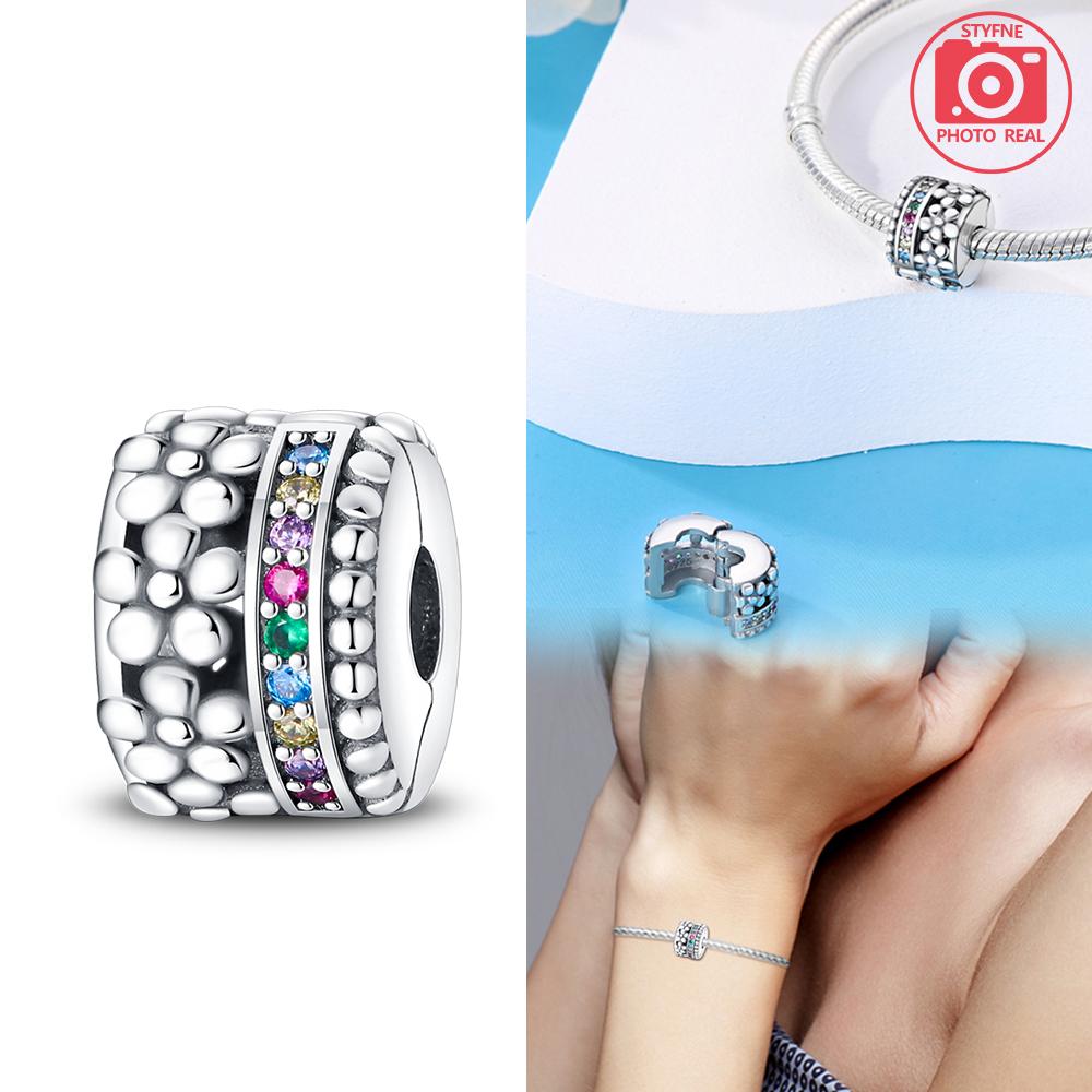 Charm Bead Charms Plata Openwork Flower Clip copper Colors Ideal For Charm Bead Charms copper Colors Authentic Bracelets for Jewellery Making