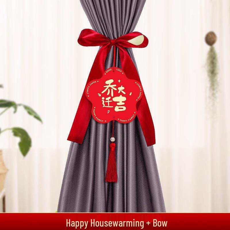 Creative New Home Curtain Tieback Decoration for Housewarming Ceremony