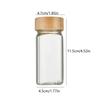 Hot Sale 120ml Spice Organizer Spice Jar Glass Bottle Spice Storage Square Containers Seasoning Container Bottle