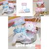 Plush Rabbit And Pillow Keychain With Bow Tie And Nightcap Decor For Cute Bag Accessories